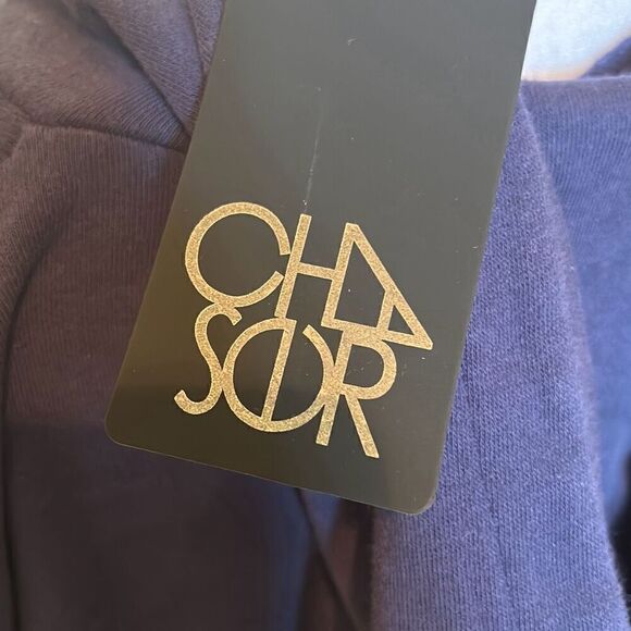 Chaser Brand Women's S Magique Embroidered Hoodie Sweatshirt Saphire Blue New - Picture 5 of 8